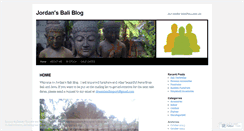 Desktop Screenshot of jordansbali.wordpress.com