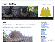 Tablet Screenshot of jordansbali.wordpress.com