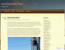 Tablet Screenshot of countrybackroad.wordpress.com