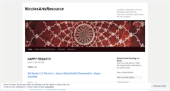 Desktop Screenshot of nicolesartsresource.wordpress.com