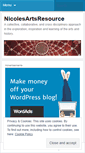 Mobile Screenshot of nicolesartsresource.wordpress.com