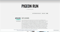 Desktop Screenshot of pigeonrun.wordpress.com