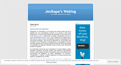 Desktop Screenshot of jesikape.wordpress.com