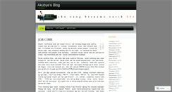 Desktop Screenshot of akubye.wordpress.com