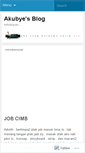 Mobile Screenshot of akubye.wordpress.com