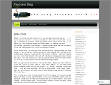 Tablet Screenshot of akubye.wordpress.com