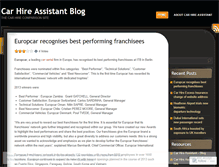 Tablet Screenshot of carhireassistant.wordpress.com