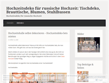 Tablet Screenshot of hochzeitsvideo.wordpress.com