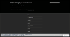 Desktop Screenshot of interieri.wordpress.com