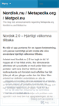 Mobile Screenshot of nordisknu.wordpress.com