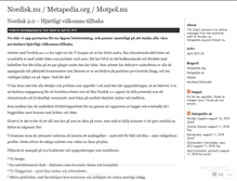 Tablet Screenshot of nordisknu.wordpress.com