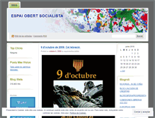 Tablet Screenshot of espaiobertsocialista.wordpress.com