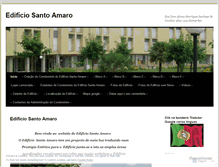 Tablet Screenshot of edificiosantoamaro.wordpress.com