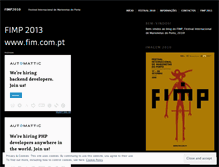 Tablet Screenshot of fimp2010.wordpress.com