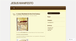 Desktop Screenshot of ajesusmanifesto.wordpress.com