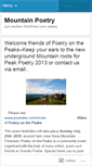 Mobile Screenshot of poetryonthepeaks.wordpress.com