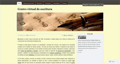 Desktop Screenshot of centrodeescrituravirtual.wordpress.com