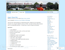 Tablet Screenshot of mainebaker.wordpress.com