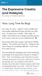 Mobile Screenshot of expressivecreatrix.wordpress.com