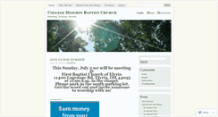 Desktop Screenshot of chbc.wordpress.com