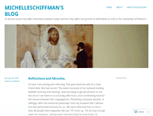 Tablet Screenshot of michelleschiffman.wordpress.com