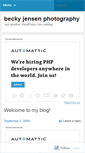 Mobile Screenshot of beckyjensenphotography.wordpress.com