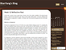 Tablet Screenshot of bianyang.wordpress.com