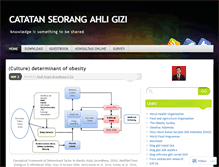 Tablet Screenshot of catatanseorangahligizi.wordpress.com