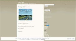 Desktop Screenshot of poetrydaily.wordpress.com