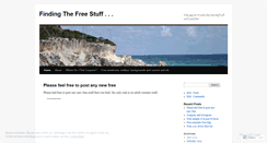 Desktop Screenshot of findingthefreestuff.wordpress.com