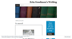 Desktop Screenshot of eringoodman.wordpress.com