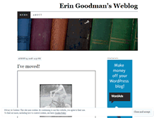 Tablet Screenshot of eringoodman.wordpress.com