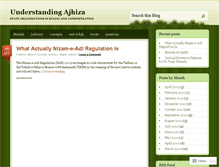 Tablet Screenshot of ajhiza.wordpress.com