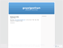 Tablet Screenshot of gospelgeetham.wordpress.com