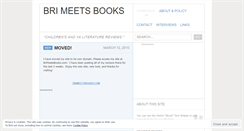 Desktop Screenshot of brimeetsbooks.wordpress.com