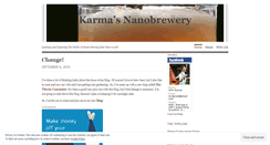 Desktop Screenshot of karmabrewhaus.wordpress.com