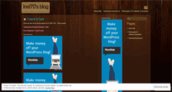 Desktop Screenshot of lnel70.wordpress.com