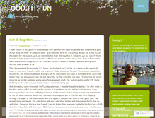 Tablet Screenshot of foodfitfun.wordpress.com