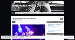 Desktop Screenshot of heavenofrockmusic.wordpress.com