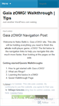 Mobile Screenshot of gaiazomg.wordpress.com