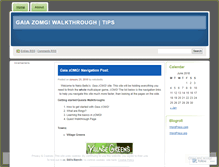 Tablet Screenshot of gaiazomg.wordpress.com