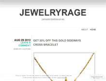 Tablet Screenshot of jewelryrage.wordpress.com