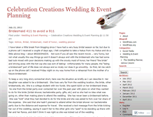 Tablet Screenshot of celebrationcreations.wordpress.com