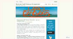 Desktop Screenshot of cafecuracaoguaratuba.wordpress.com