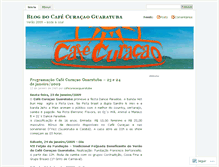 Tablet Screenshot of cafecuracaoguaratuba.wordpress.com