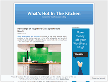 Tablet Screenshot of mykitchenstore.wordpress.com