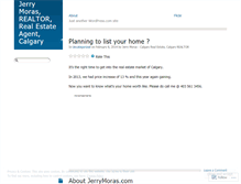 Tablet Screenshot of jerrymoras1.wordpress.com
