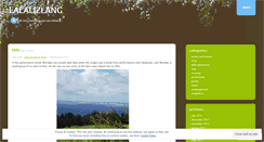 Desktop Screenshot of lalalizlang.wordpress.com