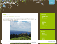 Tablet Screenshot of lalalizlang.wordpress.com