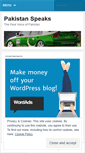 Mobile Screenshot of pakistanspeaks.wordpress.com